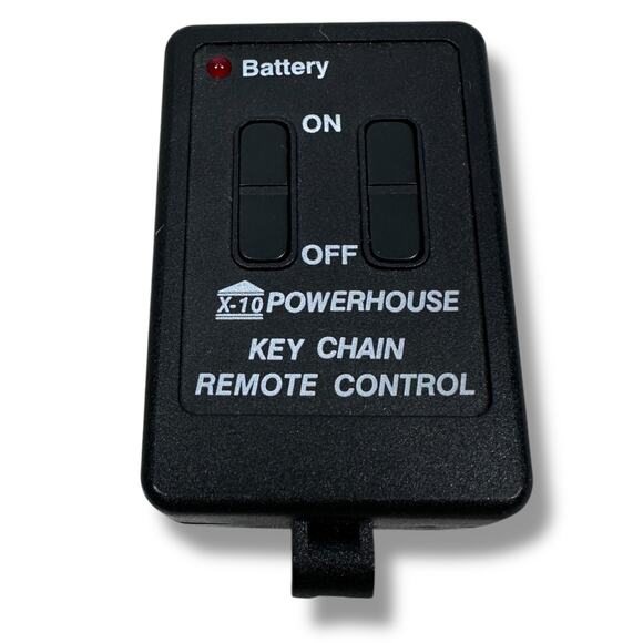 X10 Powerhouse KC674 Key Chain Remote Control Black For X10 Wireless Receiver - Picture 1 of 4